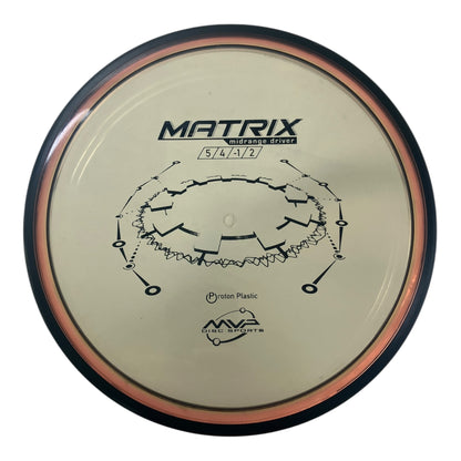 MVP Disc Sports Matrix - Used Good | Proton | Peach/Black 170g Disc Golf