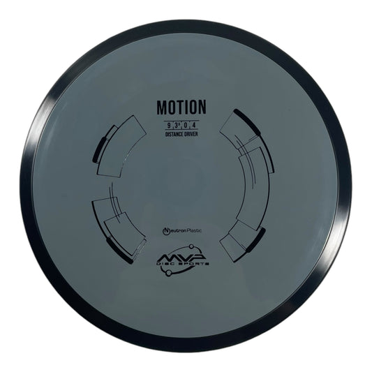 MVP Disc Sports Motion | Neutron | Grey/Black 174g Disc Golf