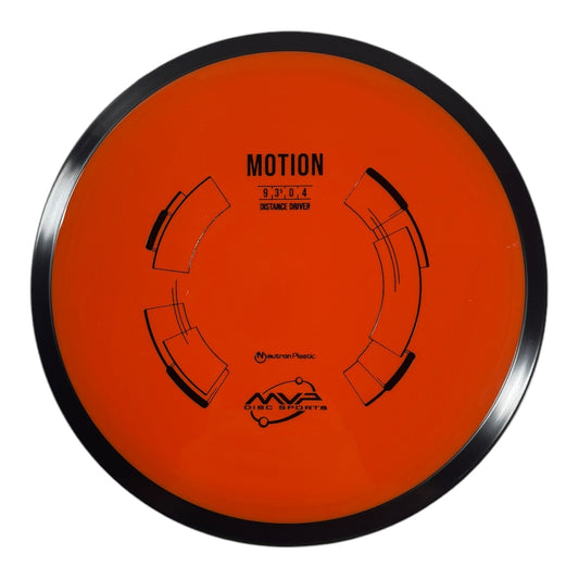 MVP Disc Sports Motion | Neutron | Orange/Black 159g Disc Golf