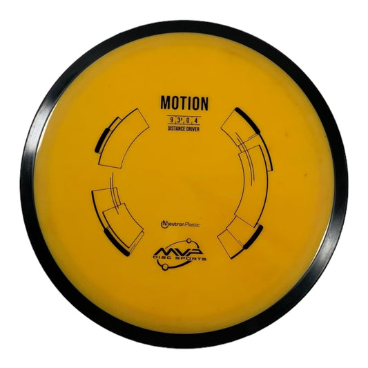 MVP Disc Sports Motion | Neutron | Orange/Black 174g Disc Golf