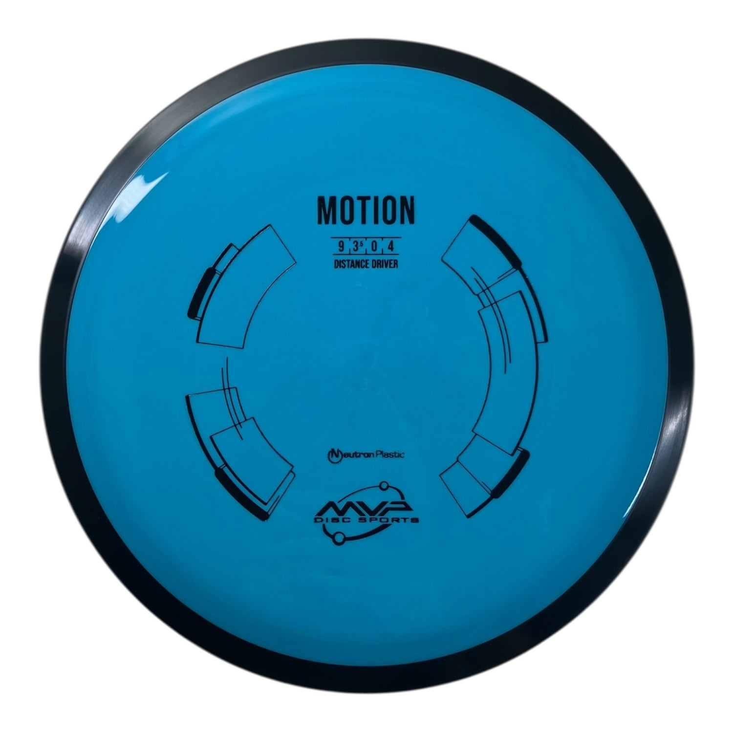 MVP Disc Sports Motion | Neutron | Blue/Black 160g Disc Golf