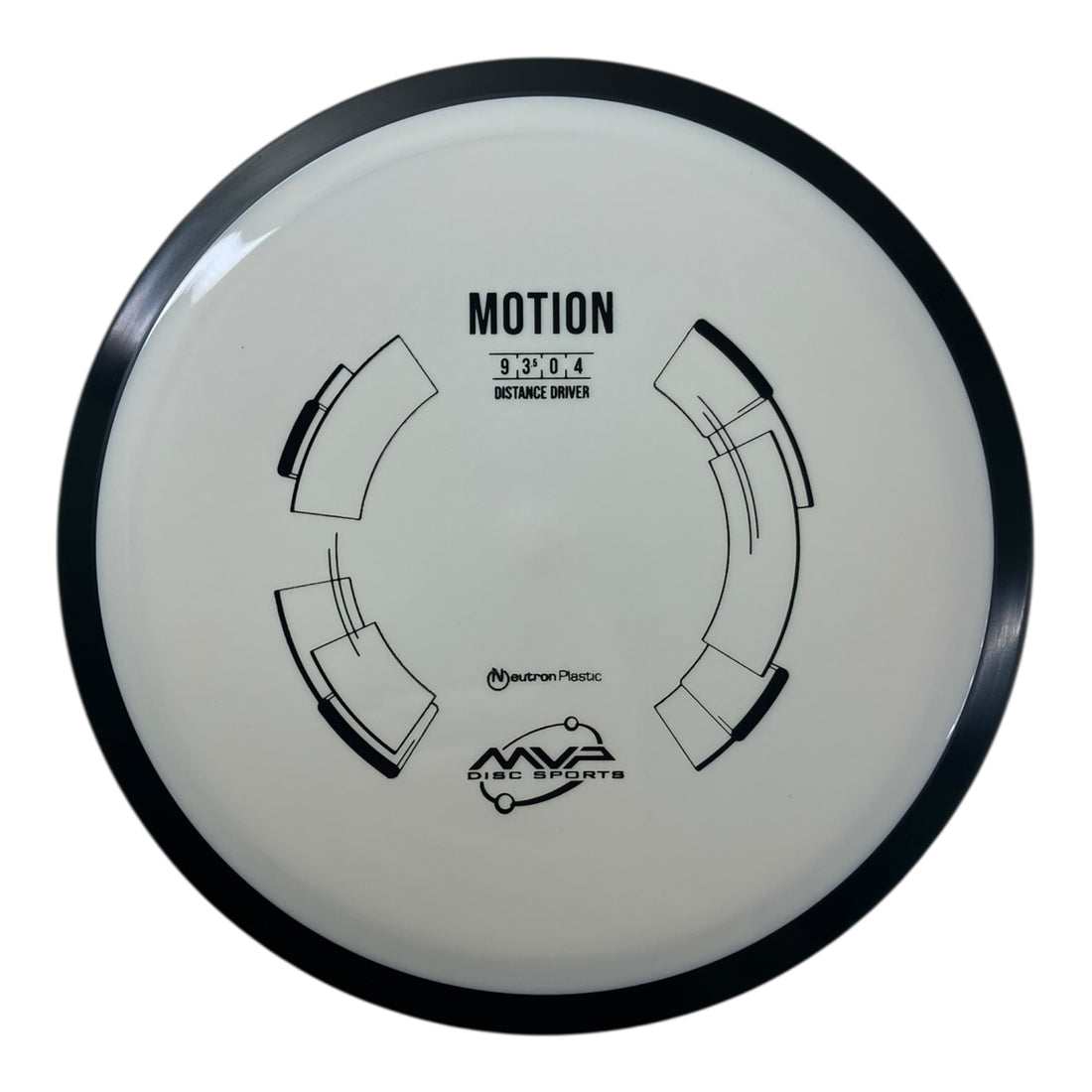 MVP Disc Sports Motion | Neutron | White/Black 169g Disc Golf