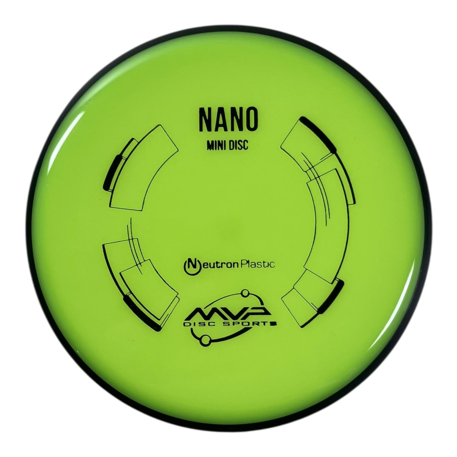 MVP Disc Sports MVP Nano Mini Marker Disc | Neutron | Green Disc Golf