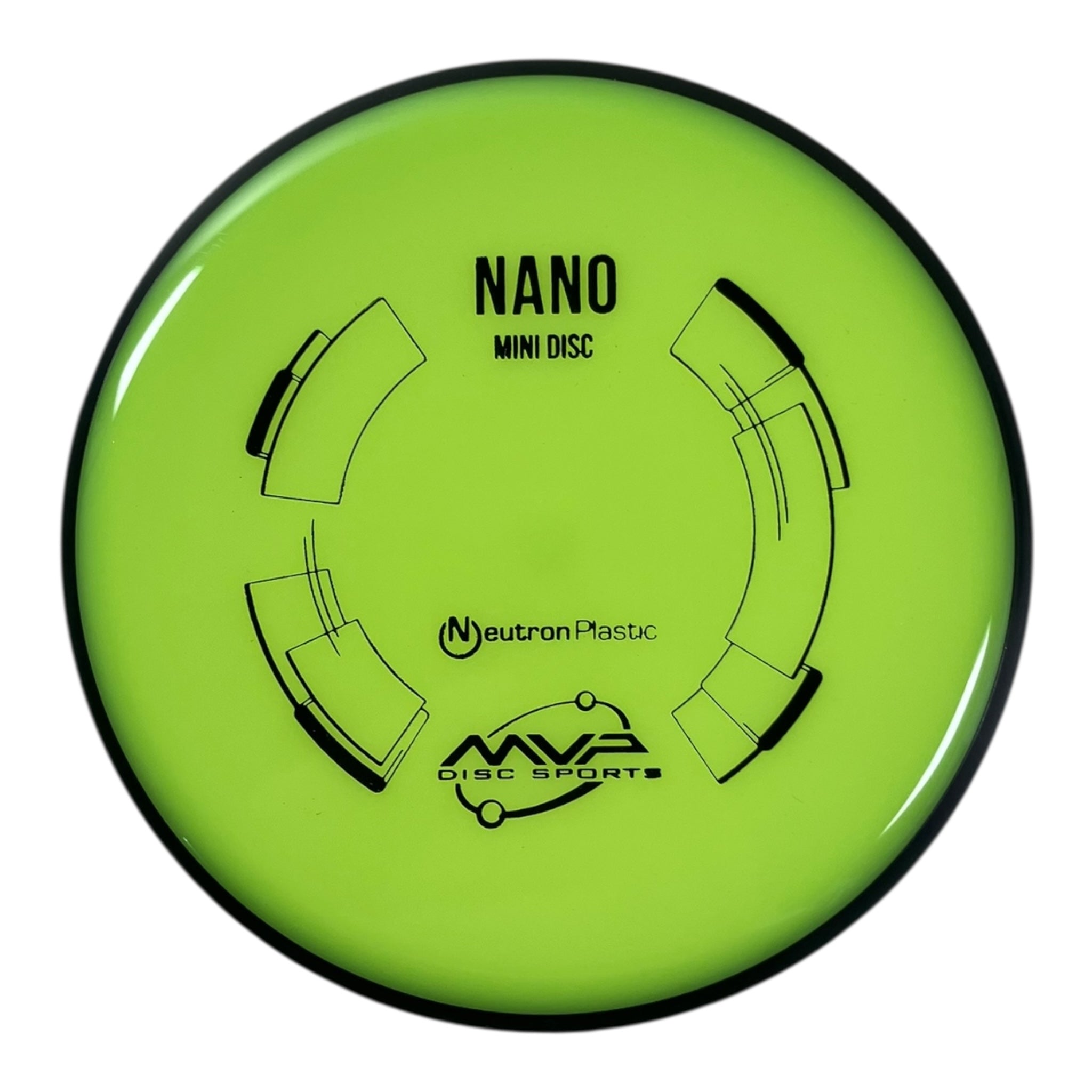 MVP Disc Sports MVP Nano Mini Marker Disc | Neutron | Green Disc Golf
