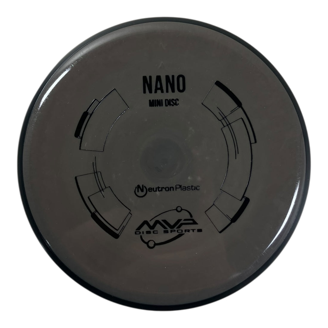 MVP Disc Sports MVP Nano Mini Marker Disc | Neutron | Grey Disc Golf