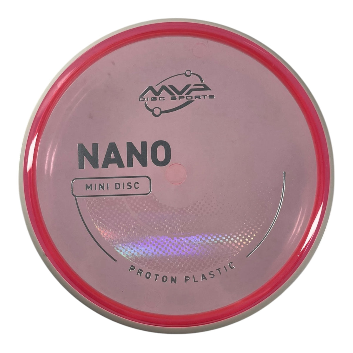 MVP Disc Sports MVP Nano Mini Marker Disc | Proton | Pink (Project Lab Coat) Disc Golf