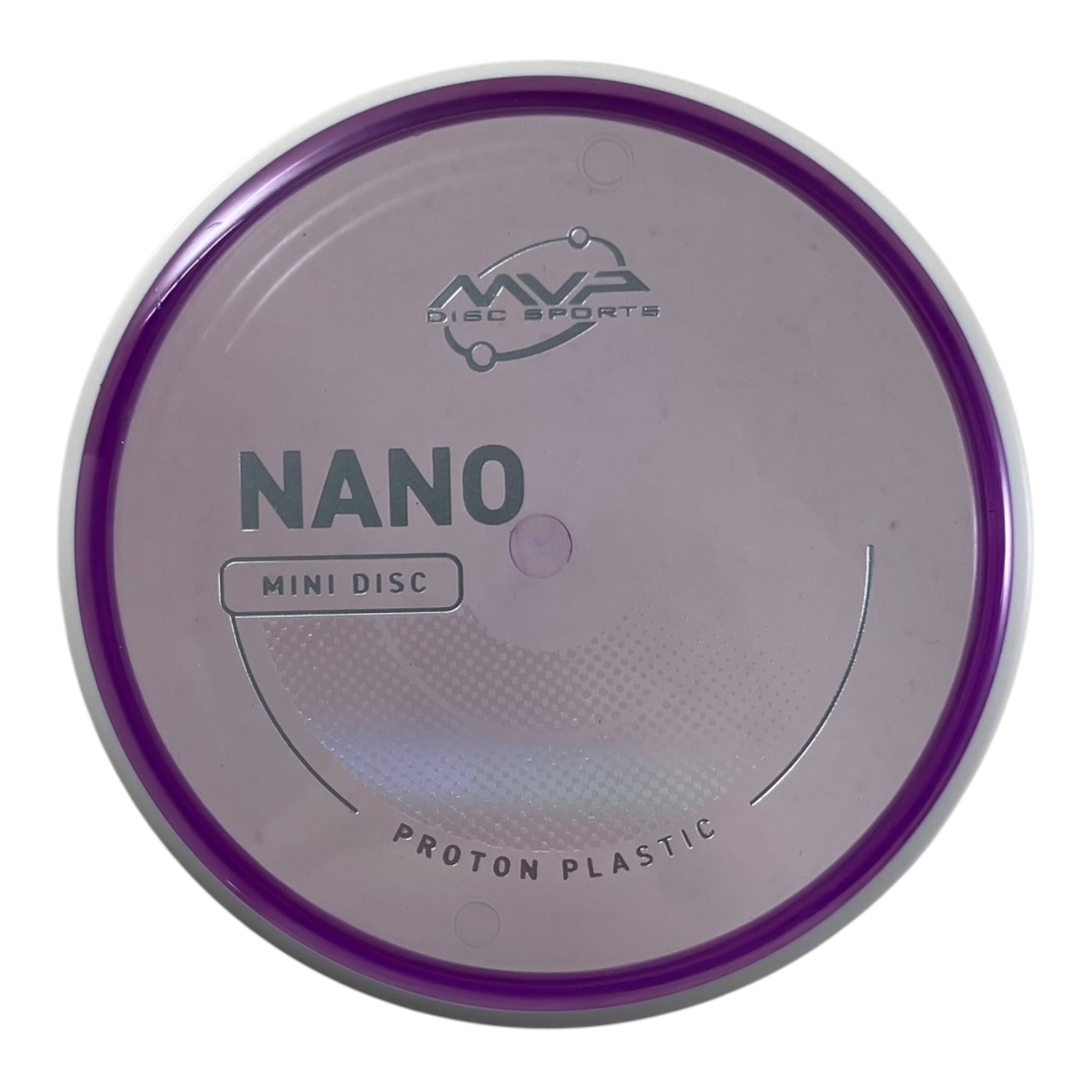 MVP Disc Sports MVP Nano Mini Marker Disc | Proton | Purple (Project Lab Coat) Disc Golf