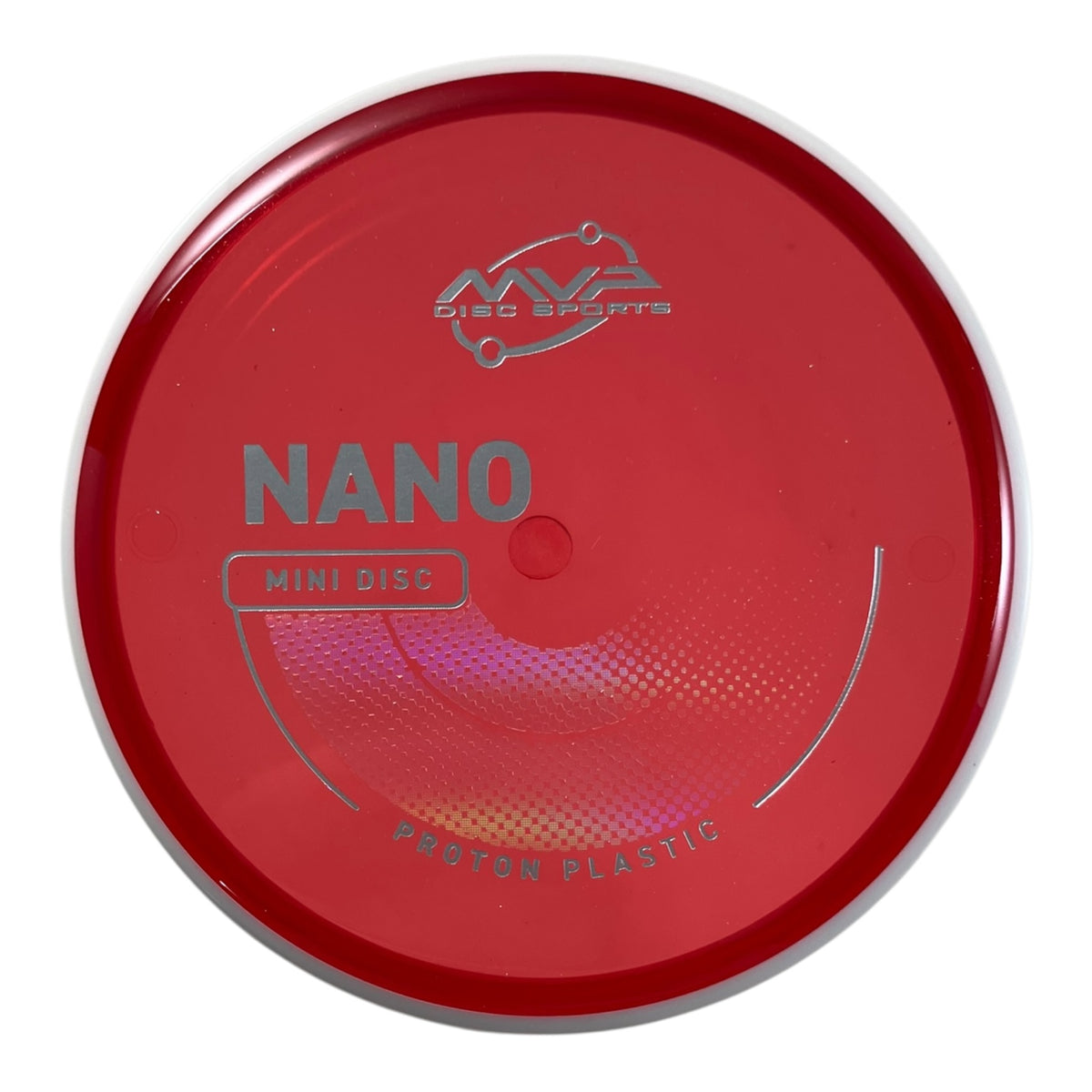 MVP Disc Sports MVP Nano Mini Marker Disc | Proton | Red (Project Lab Coat) Disc Golf