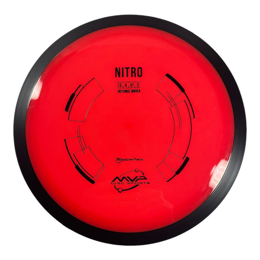 MVP Disc Sports Nitro | Neutron | Red/Black 170g Disc Golf