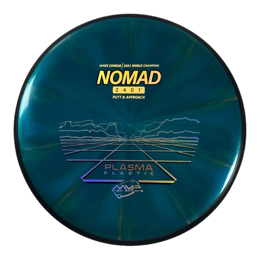 MVP Disc Sports Nomad | Plasma | Blue/Holo 171g (James Conrad) Disc Golf