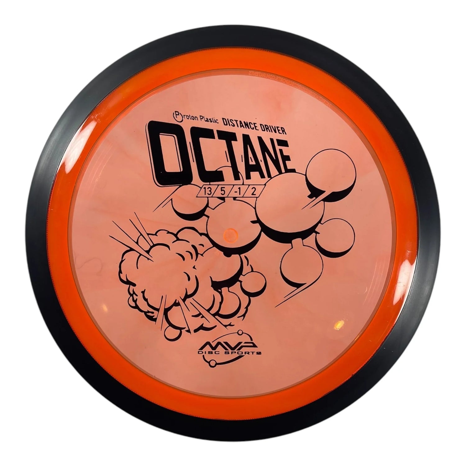 MVP Disc Sports Octane | Proton | Orange/Black 167g Disc Golf