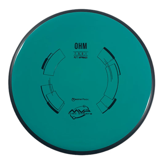 MVP Disc Sports Ohm | Neutron | Blue/Black 173g Disc Golf