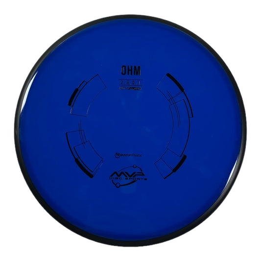 MVP Disc Sports Ohm | Neutron | Blue/Black 173g Disc Golf