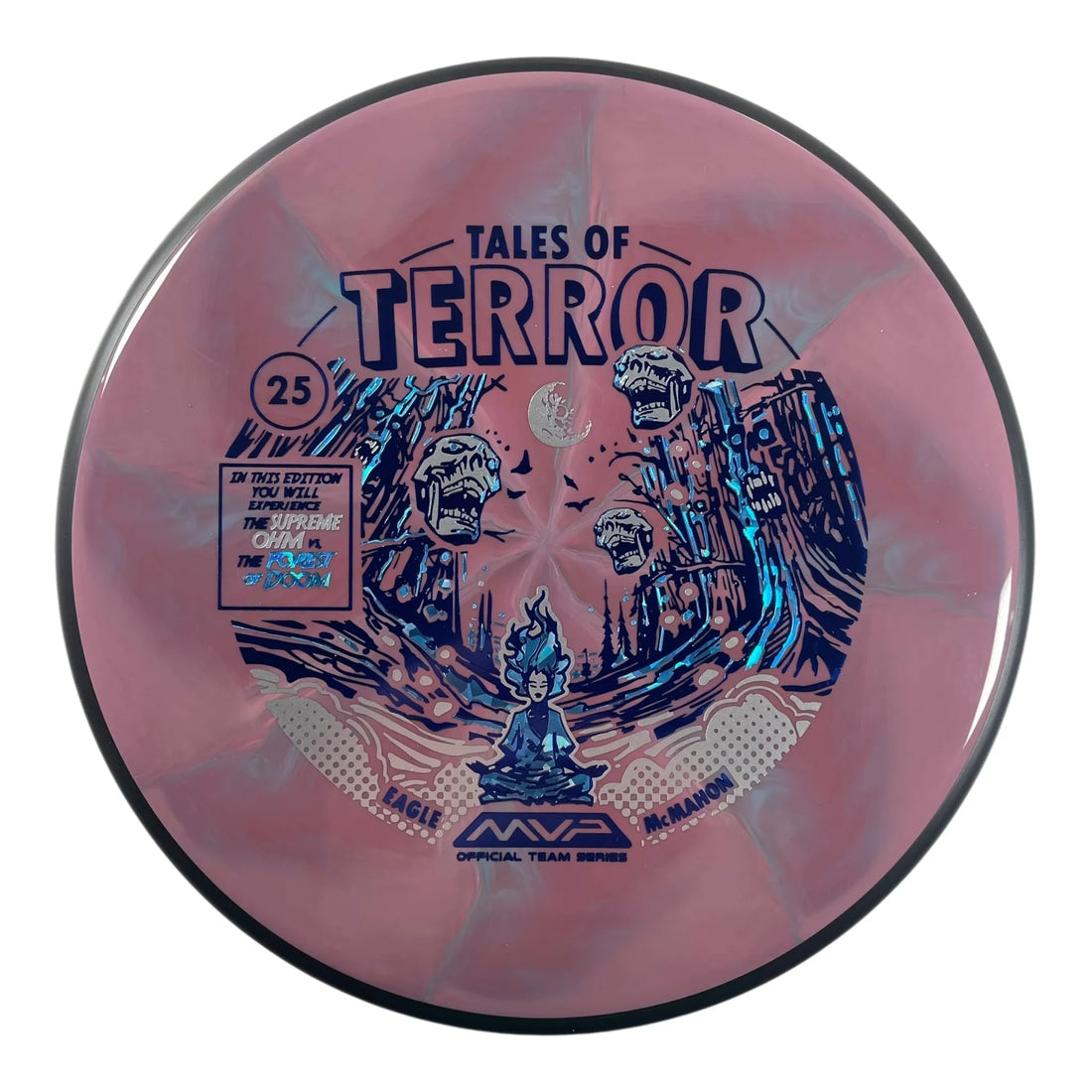 MVP Disc Sports Ohm | Cosmic Neutron | Purple/Blue 173g (Eagle McMahon Halloween 2025) Disc Golf