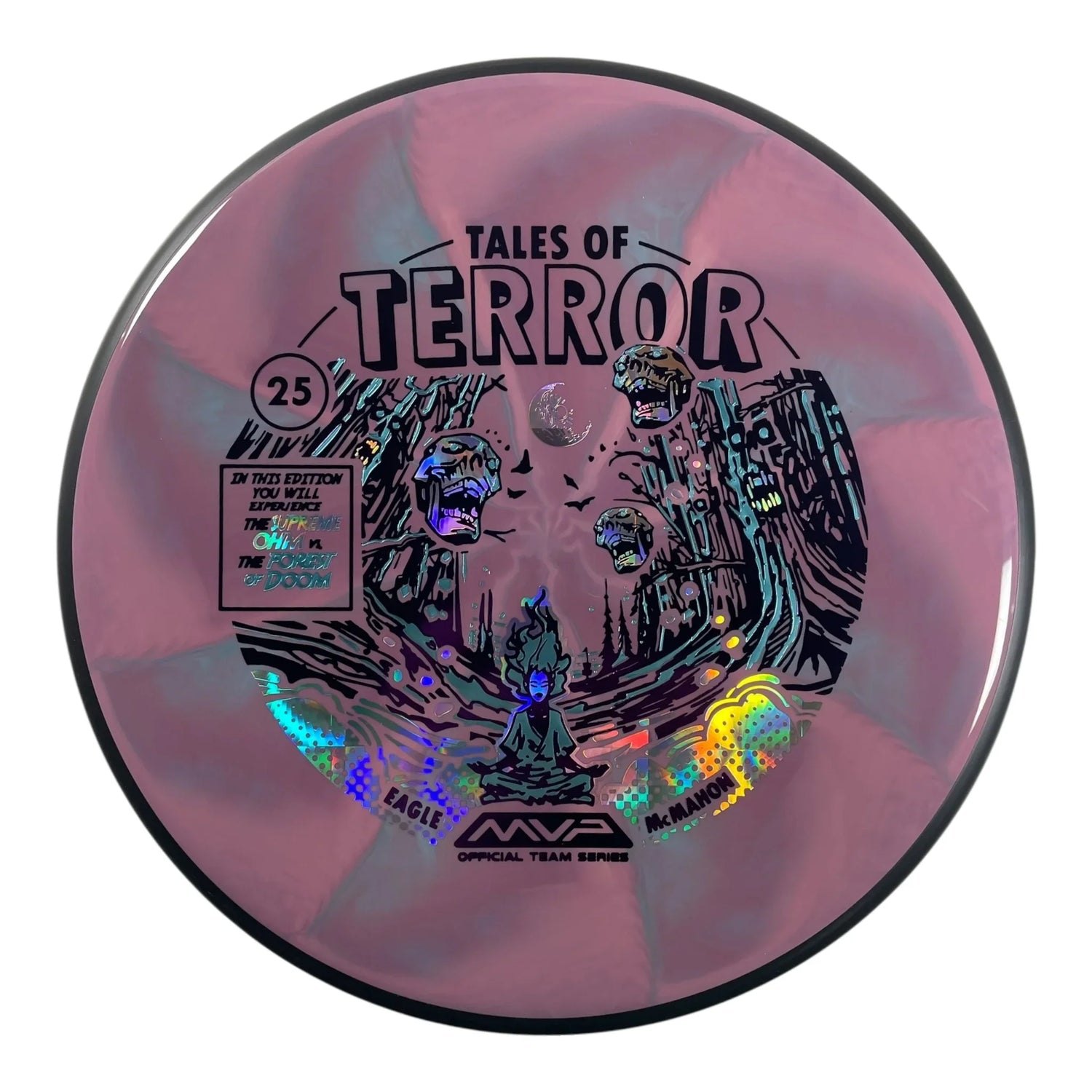 MVP Disc Sports Ohm | Cosmic Neutron | Purple/Purple 173g (Eagle McMahon Halloween 2025) Disc Golf
