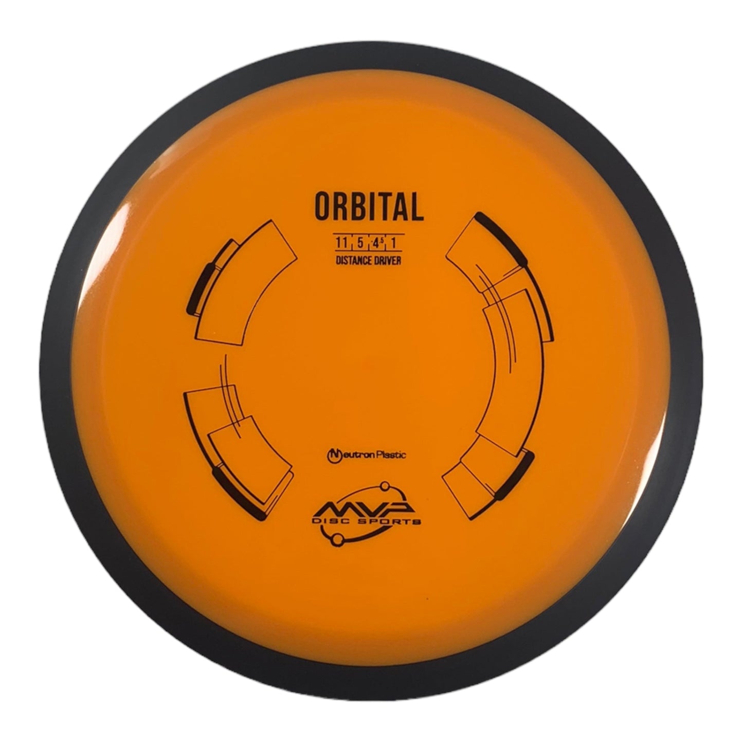 MVP Disc Sports Orbital | Neutron | Orange/Black 160g Disc Golf