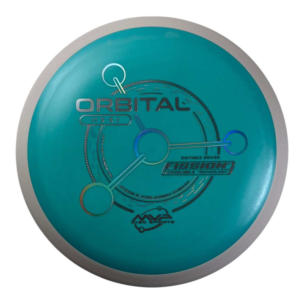 MVP Disc Sports Orbital | Fission| Blue/White 156g (Project Lab Coat) Disc Golf