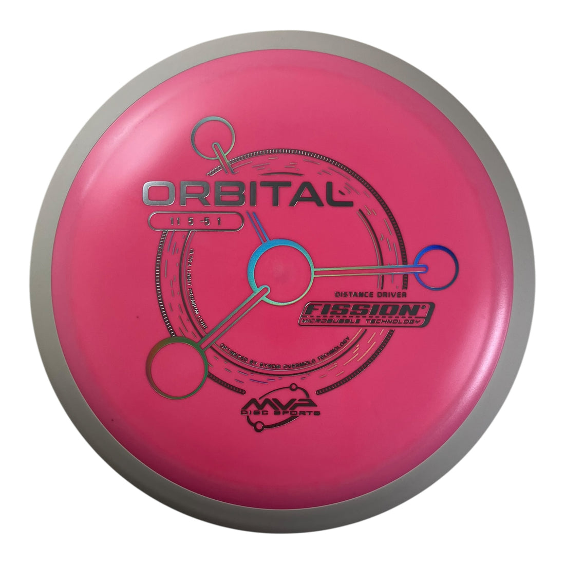 MVP Disc Sports Orbital | Fission| Pink/White 156-170g (Project Lab Coat) Disc Golf