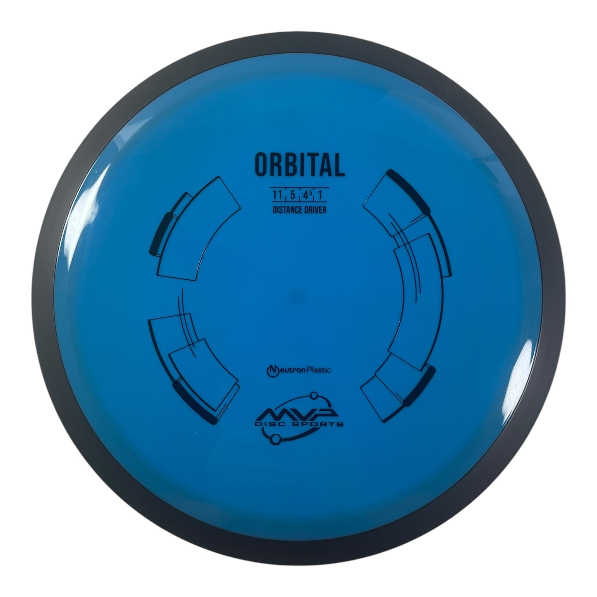 MVP Disc Sports Orbital | Neutron | Blue/Black 163g Disc Golf