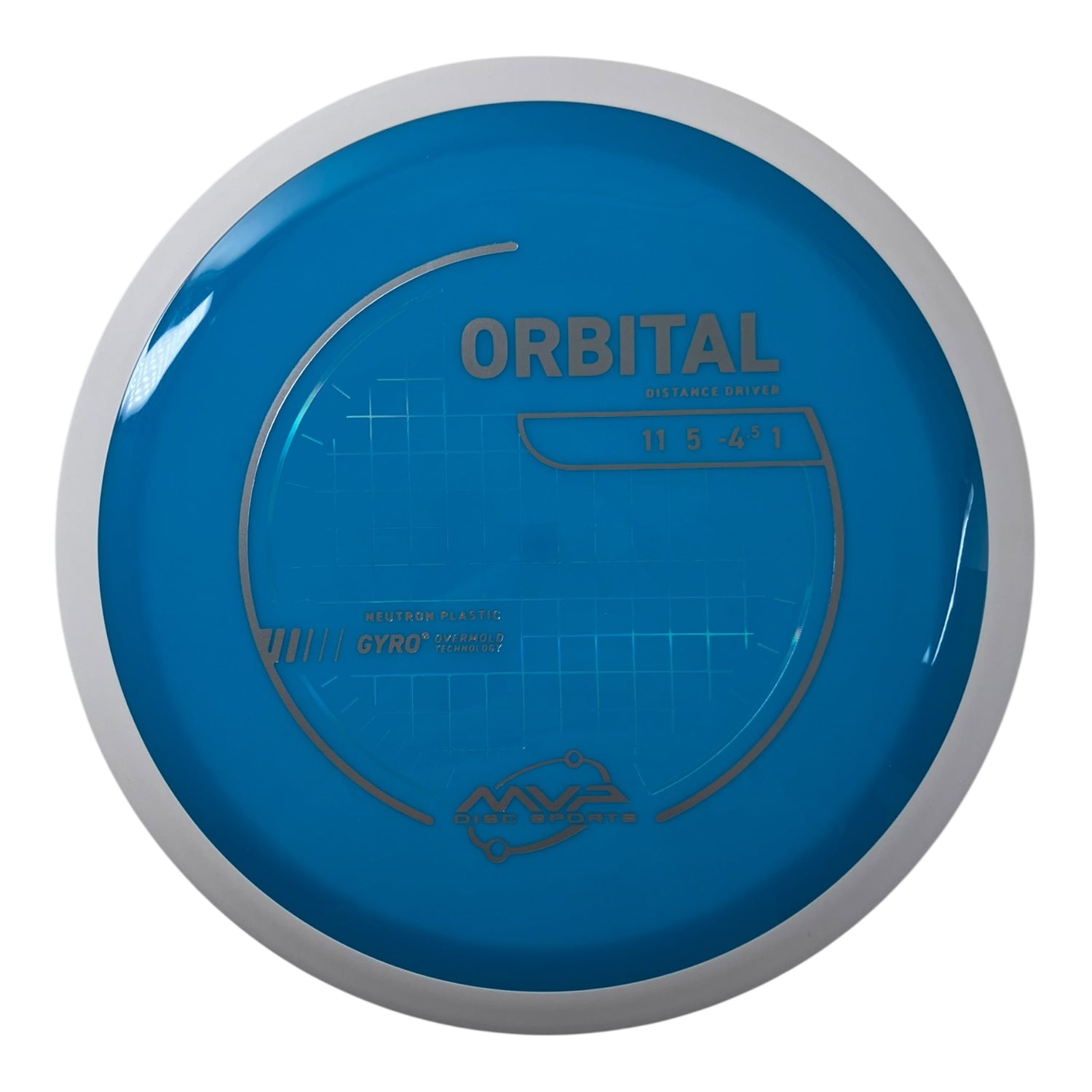 MVP Disc Sports Orbital | Neutron | Blue/White 173g (Project Lab Coat) Disc Golf