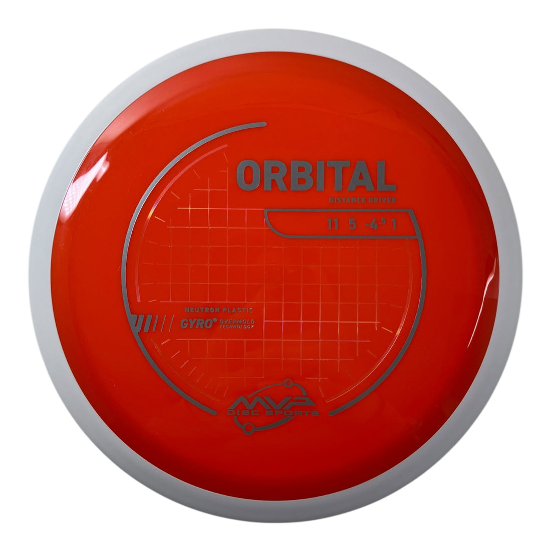 MVP Disc Sports Orbital | Neutron | Orange/White 164-174g (Project Lab Coat) Disc Golf