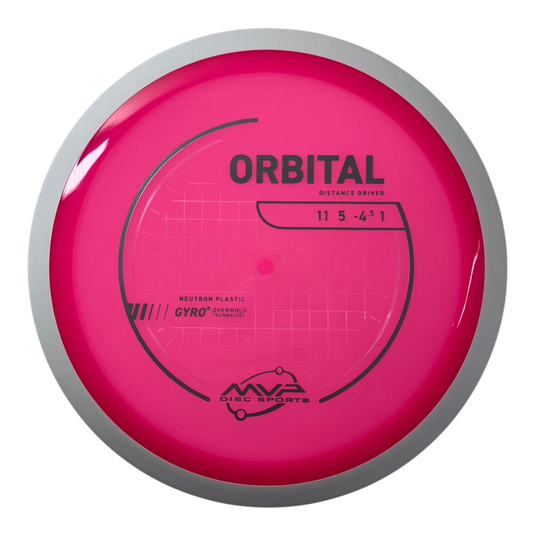 MVP Disc Sports Orbital | Neutron | Pink/White 169g (Project Lab Coat) Disc Golf
