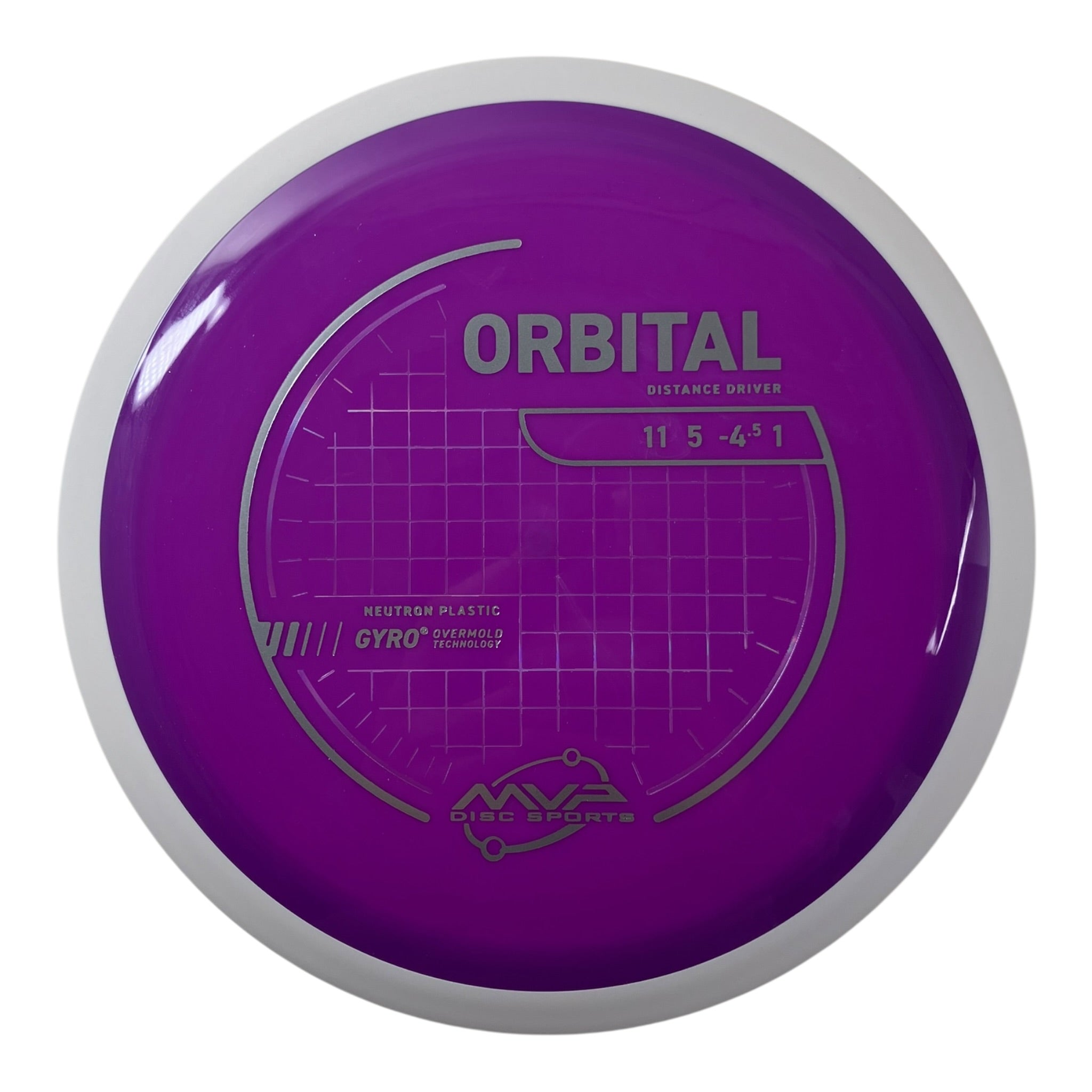 MVP Disc Sports Orbital | Neutron | Purple/White 163-165g (Project Lab Coat) Disc Golf