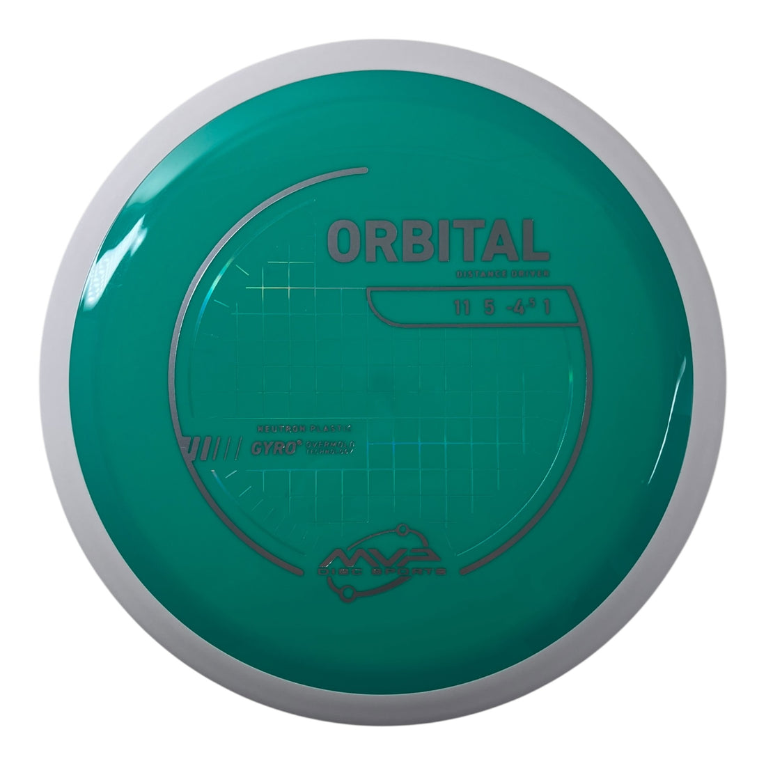 MVP Disc Sports Orbital | Neutron | Teal/White 164-172g (Project Lab Coat) Disc Golf