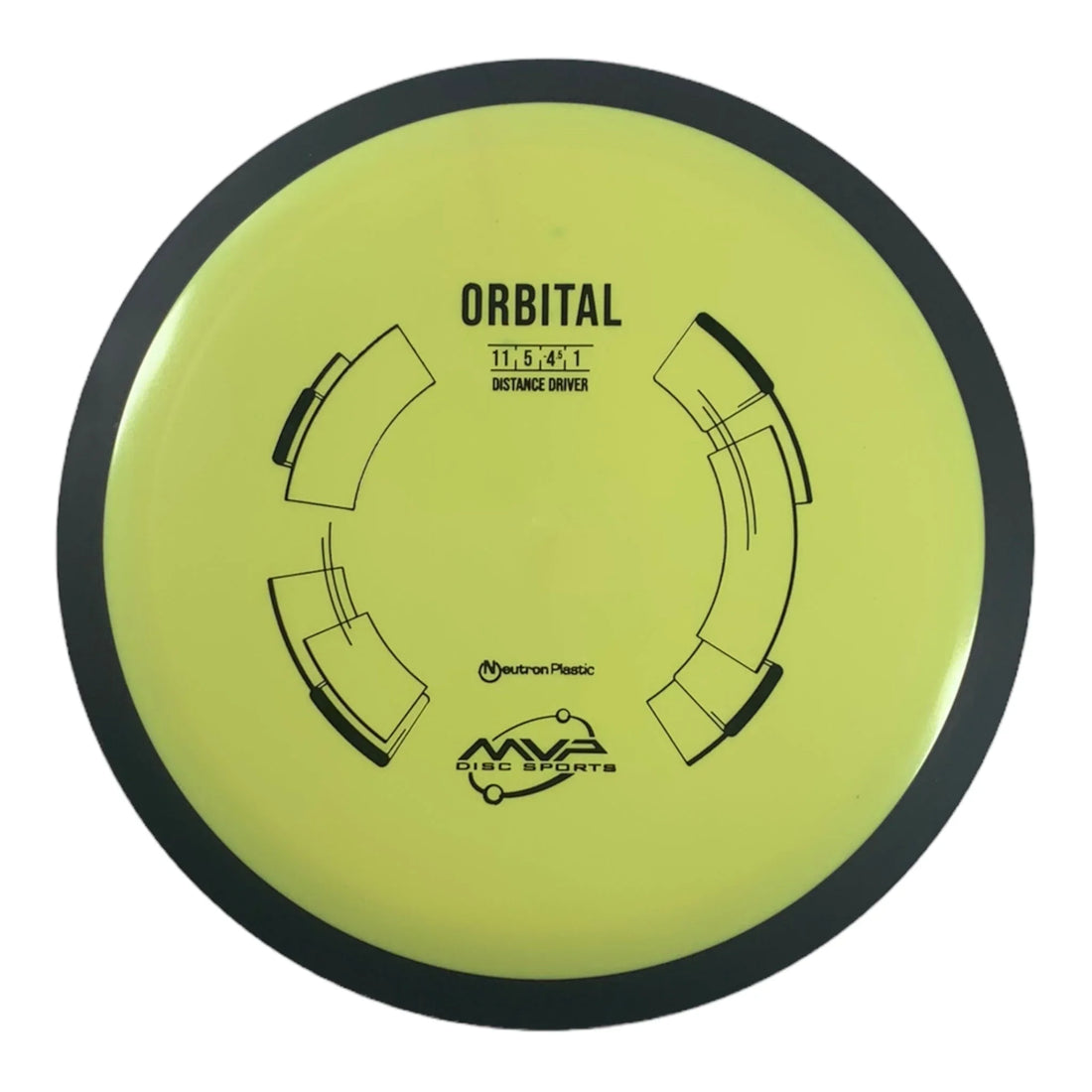 MVP Disc Sports Orbital | Neutron | Yellow/Black 171g Disc Golf