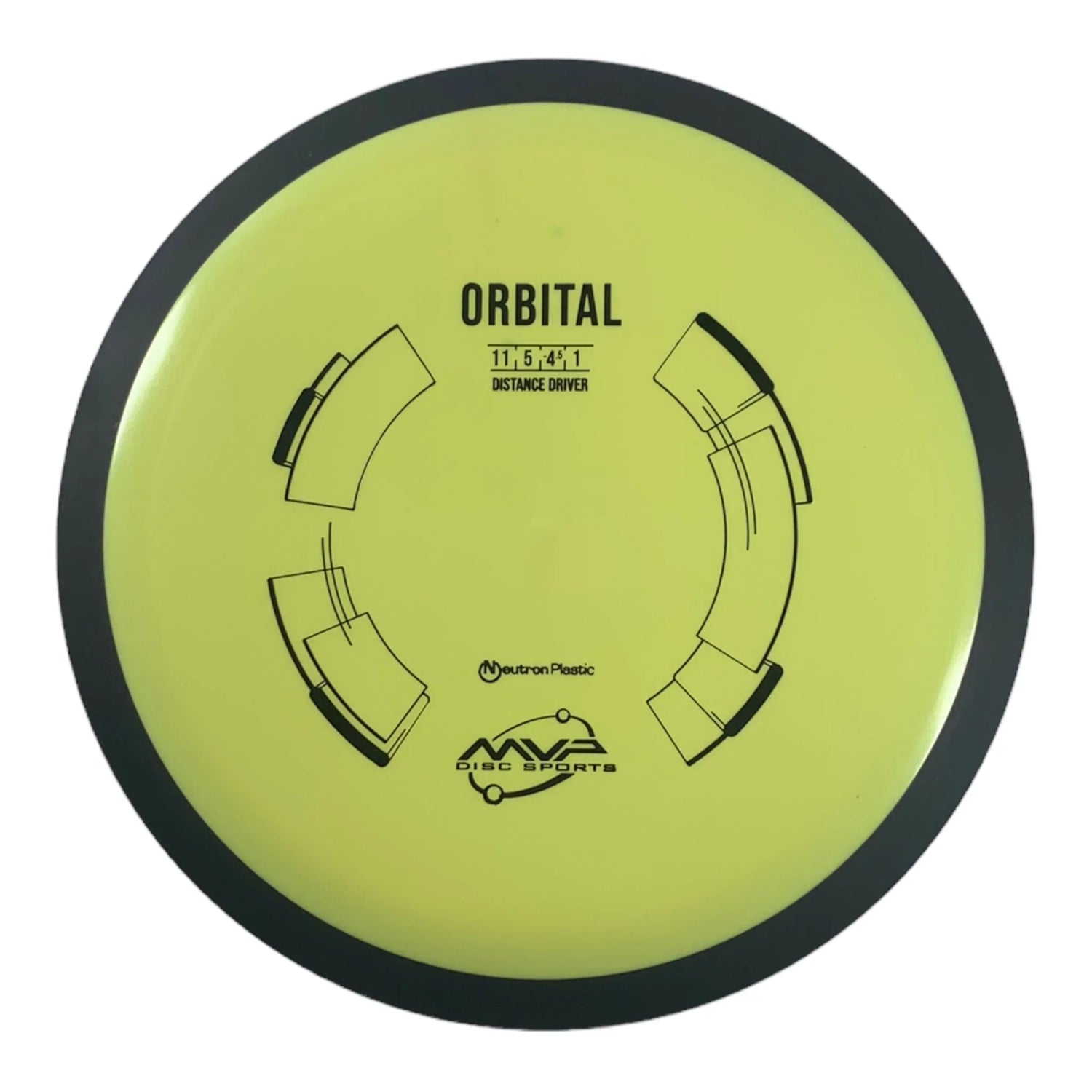 MVP Disc Sports Orbital | Neutron | Yellow/Black 171g Disc Golf