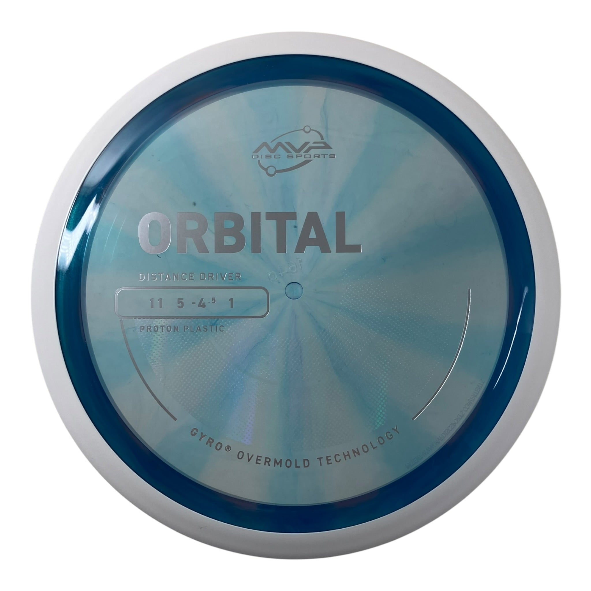 MVP Disc Sports Orbital | Proton | Blue/White 164-171g (Project Lab Coat) Disc Golf