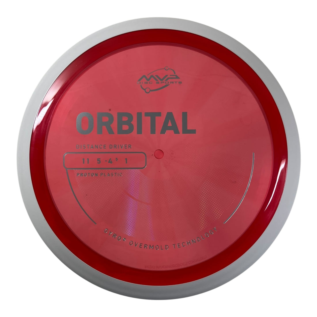MVP Disc Sports Orbital | Proton | Red/White 164-165g (Project Lab Coat) Disc Golf