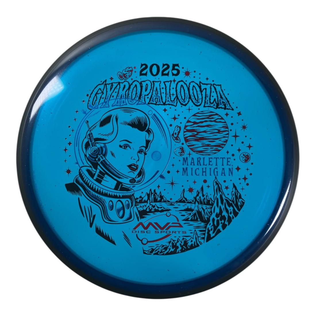 MVP Disc Sports Particle | Particle Glow Proton | Blue/Black 173-174g (Gyropalooza 2025) Disc Golf