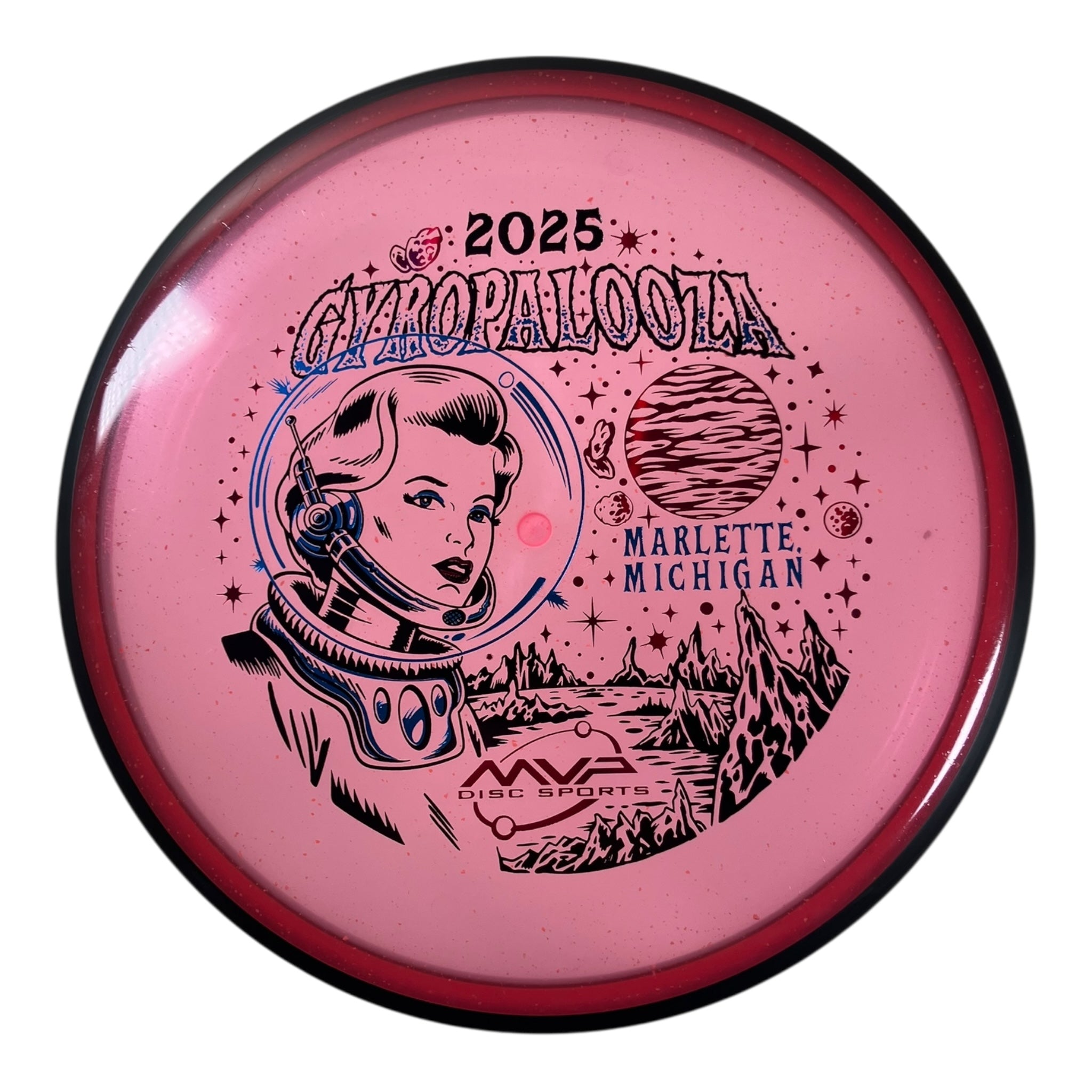 MVP Disc Sports Particle | Particle Glow Proton | Red/Black 172-175g (Gyropalooza 2025) Disc Golf