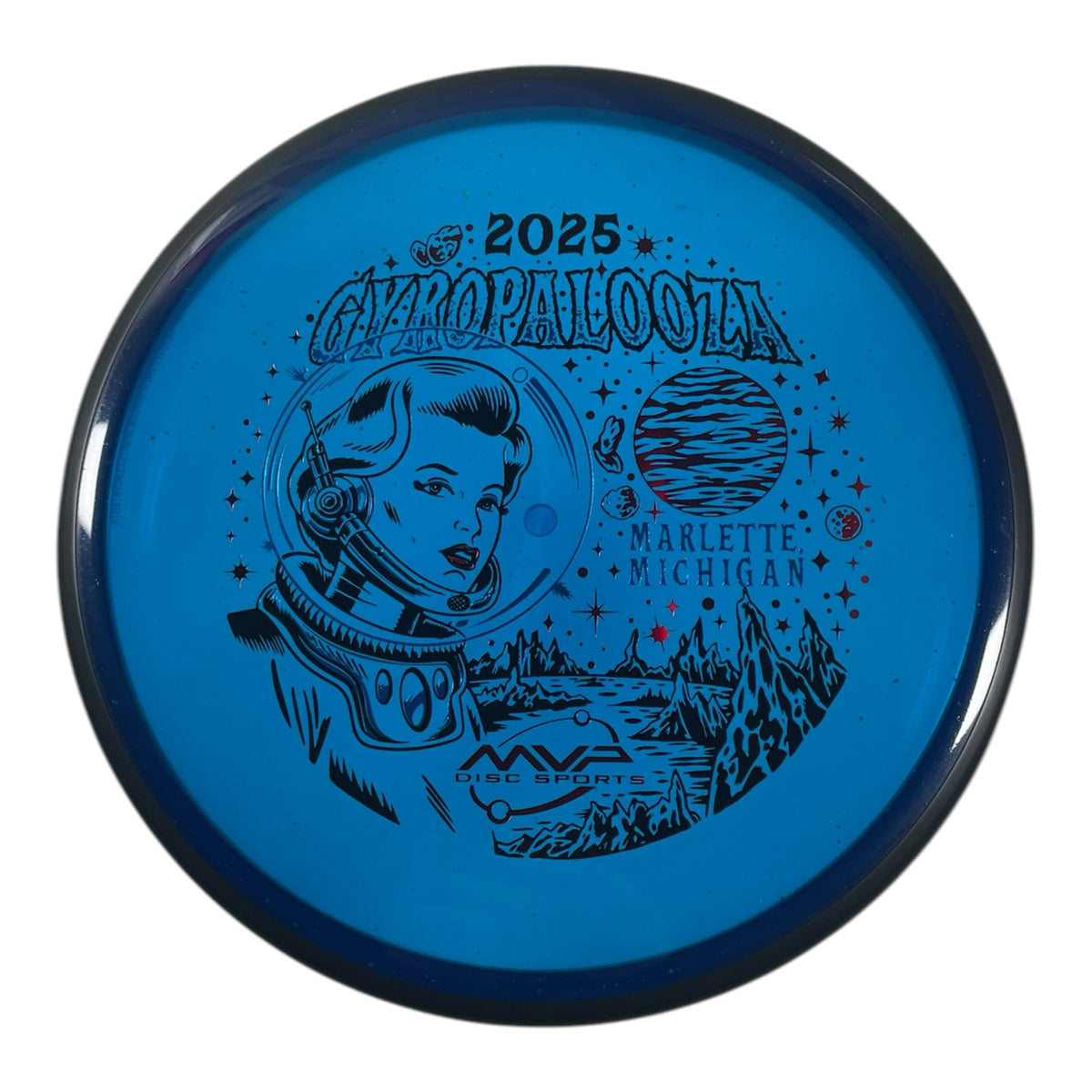 MVP Disc Sports Particle | Particle Proton | Blue/Black 172-174g (Gyropalooza 2025) Disc Golf