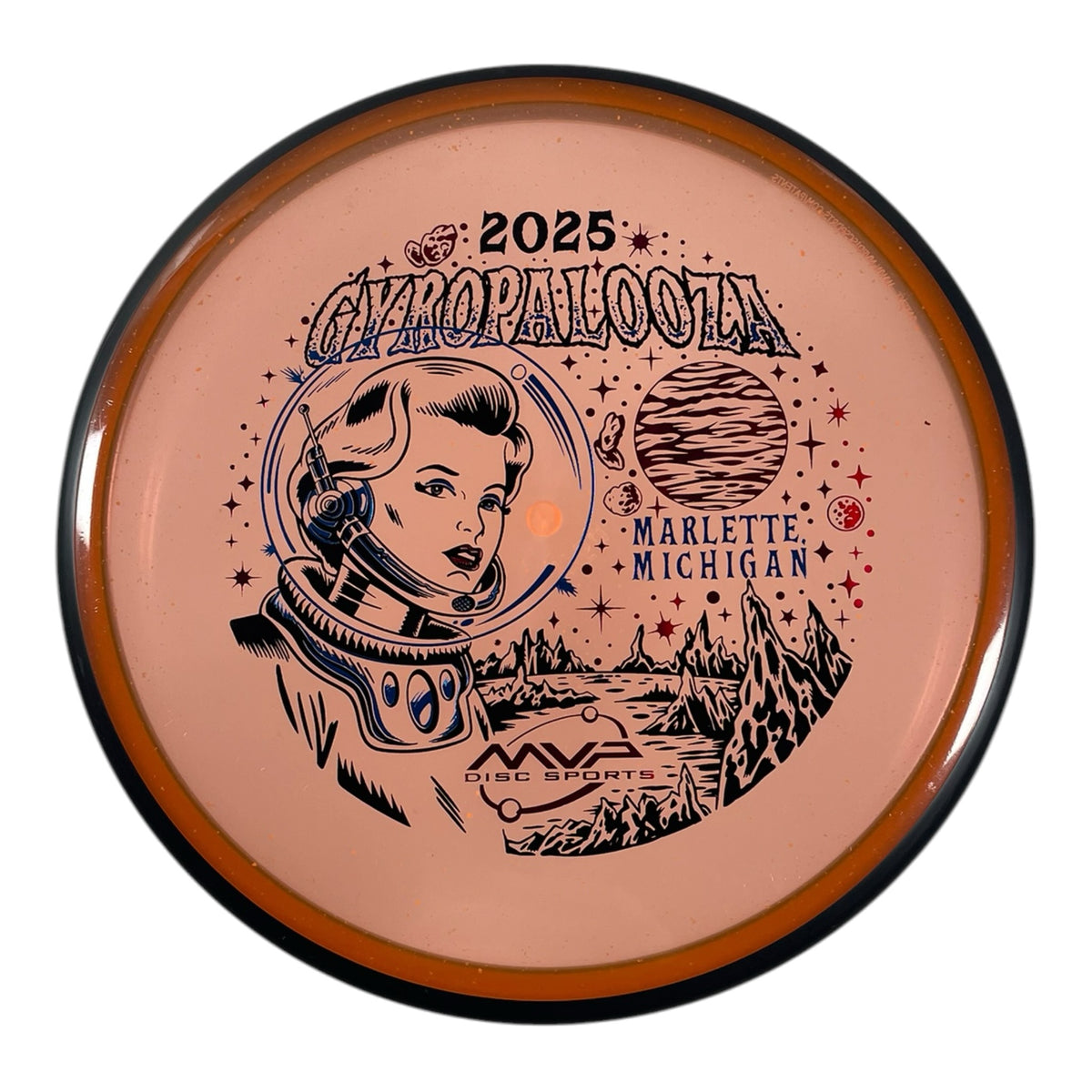 MVP Disc Sports Particle | Particle Proton | Orange/Black 172-175g (Gyropalooza 2025) Disc Golf