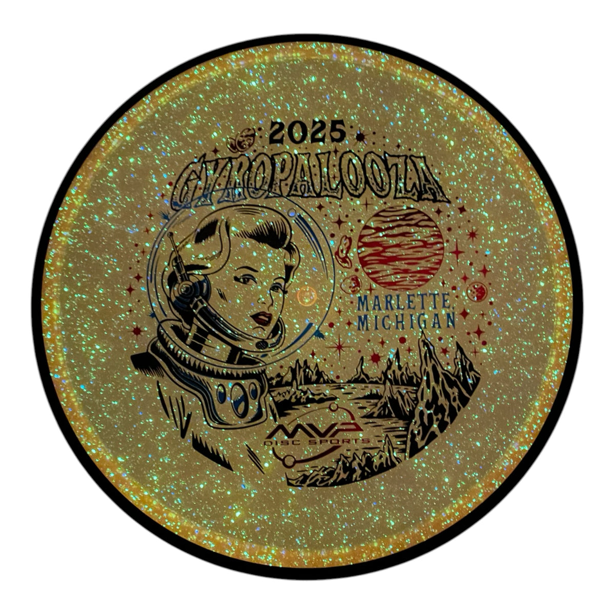 MVP Disc Sports Particle | Particle Proton | Orange/Black 172-175g (Gyropalooza 2025) Disc Golf