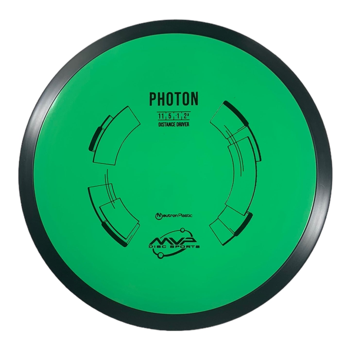 MVP Disc Sports Photon | Neutron | Green/Black 158g Disc Golf