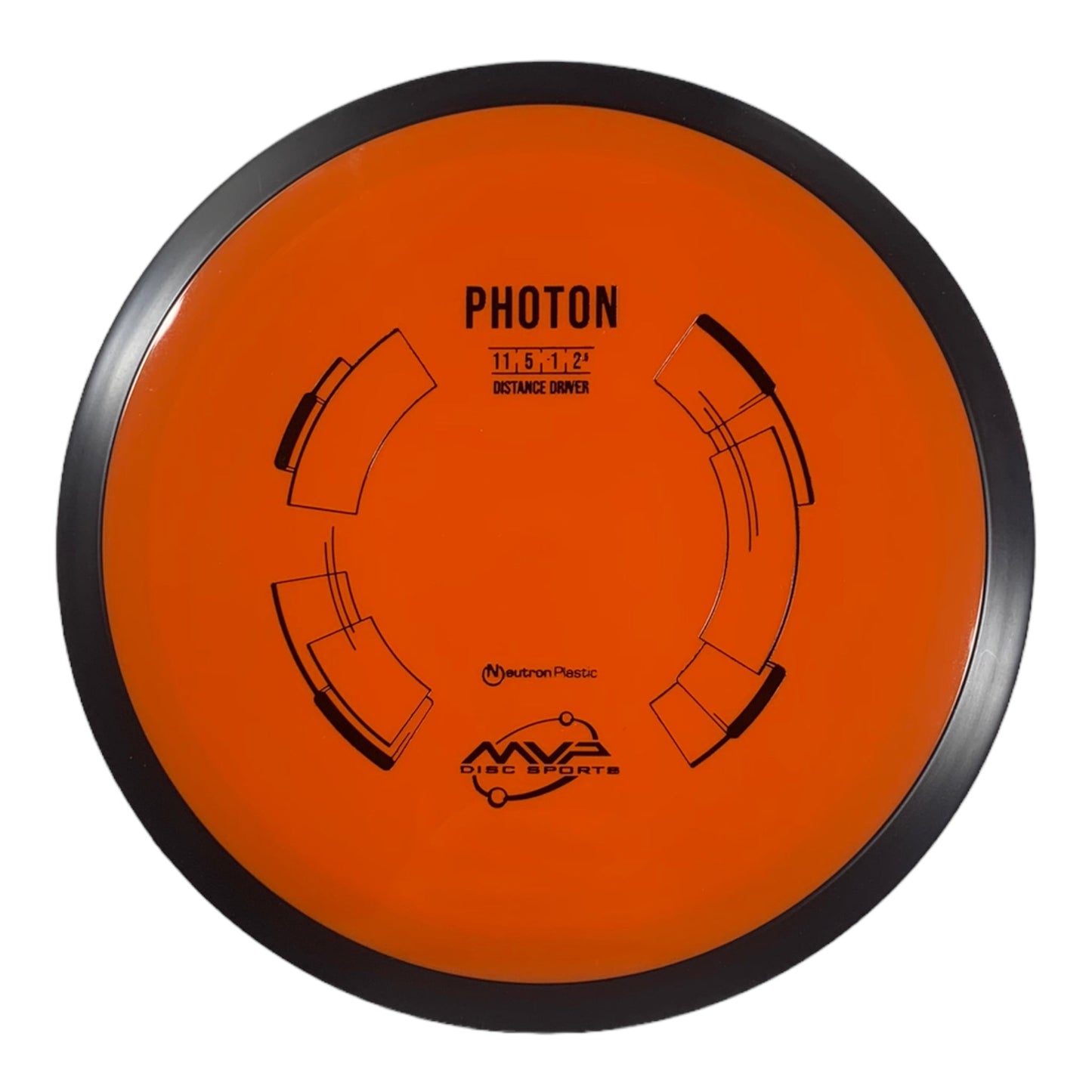 MVP Disc Sports Photon | Neutron | Orange/Black 156g Disc Golf