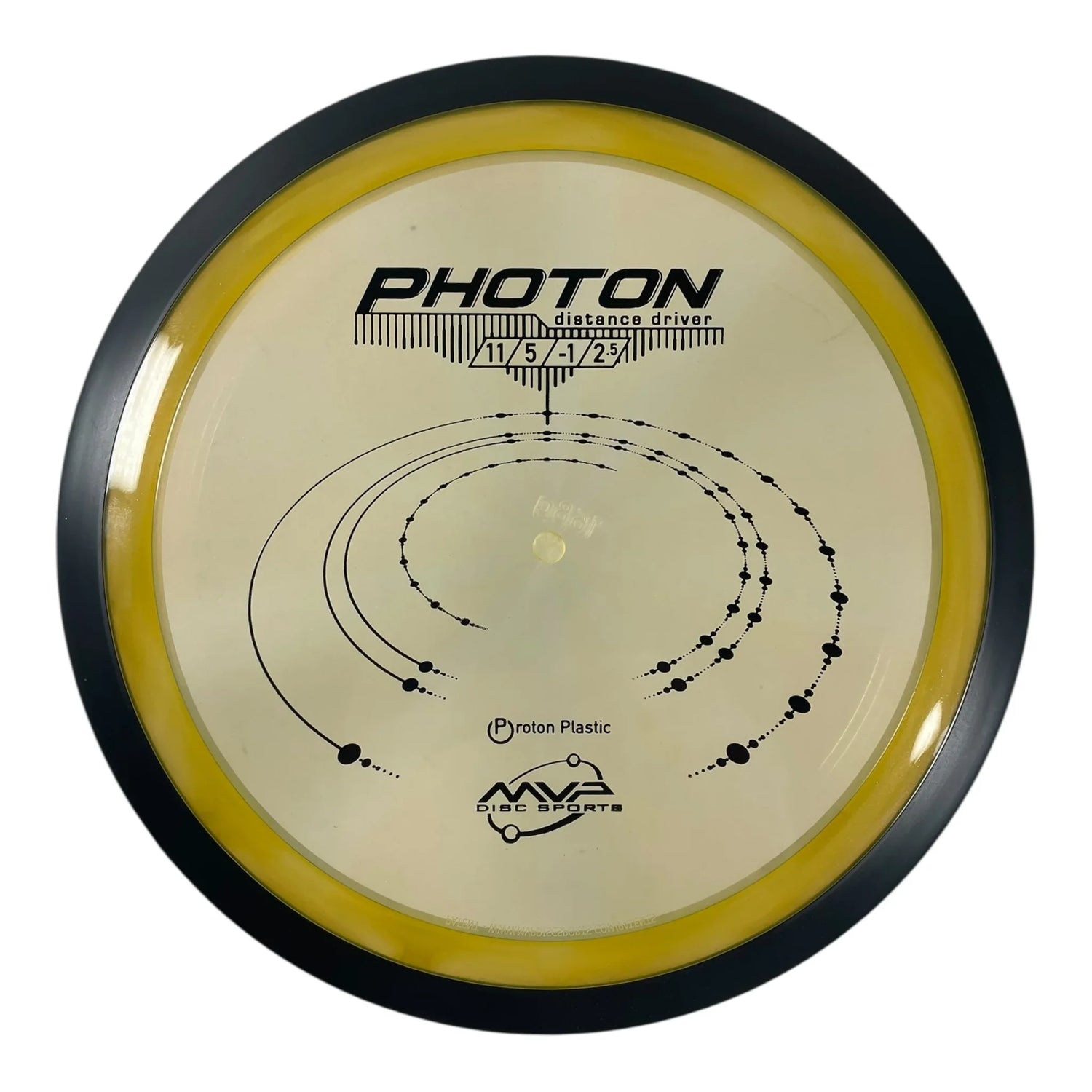 MVP Disc Sports Photon | Proton | Yellow/Black 168g Disc Golf