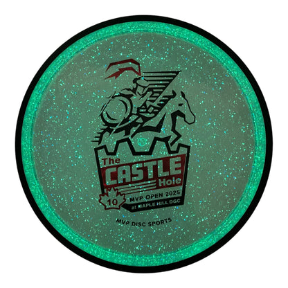 MVP Disc Sports Reactor | Particle Proton | Clear/Black 176-177g (The Castle Hole) Disc Golf