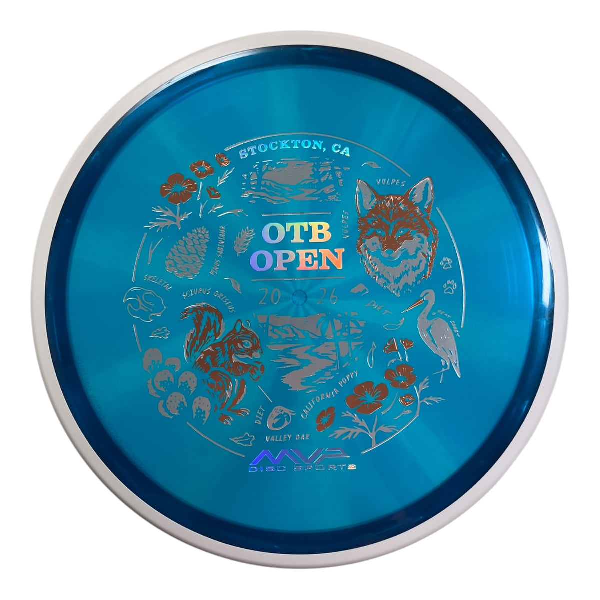MVP Disc Sports Reactor | Proton | Blue/White 177g (OTB Open 2026) Disc Golf