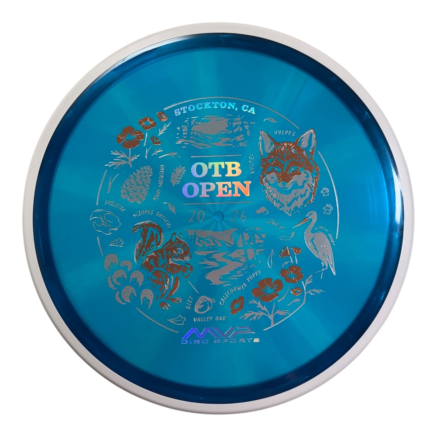 MVP Disc Sports Reactor | Proton | Blue/White 177g (OTB Open 2026) Disc Golf