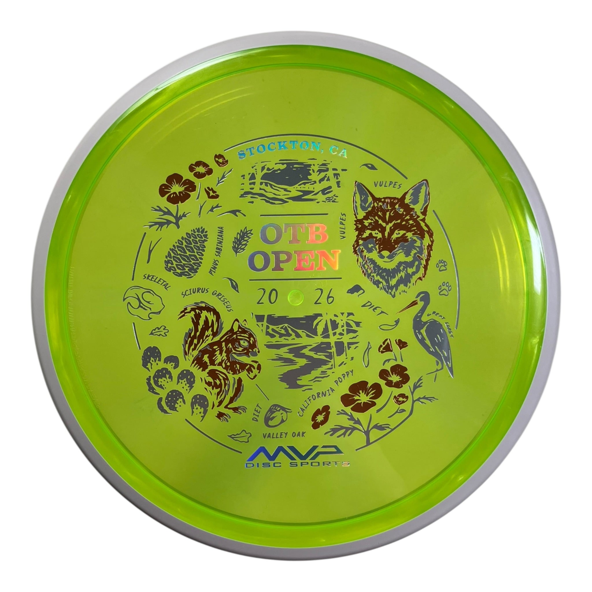 MVP Disc Sports Reactor | Proton | Green/White 176g (OTB Open 2026) Disc Golf