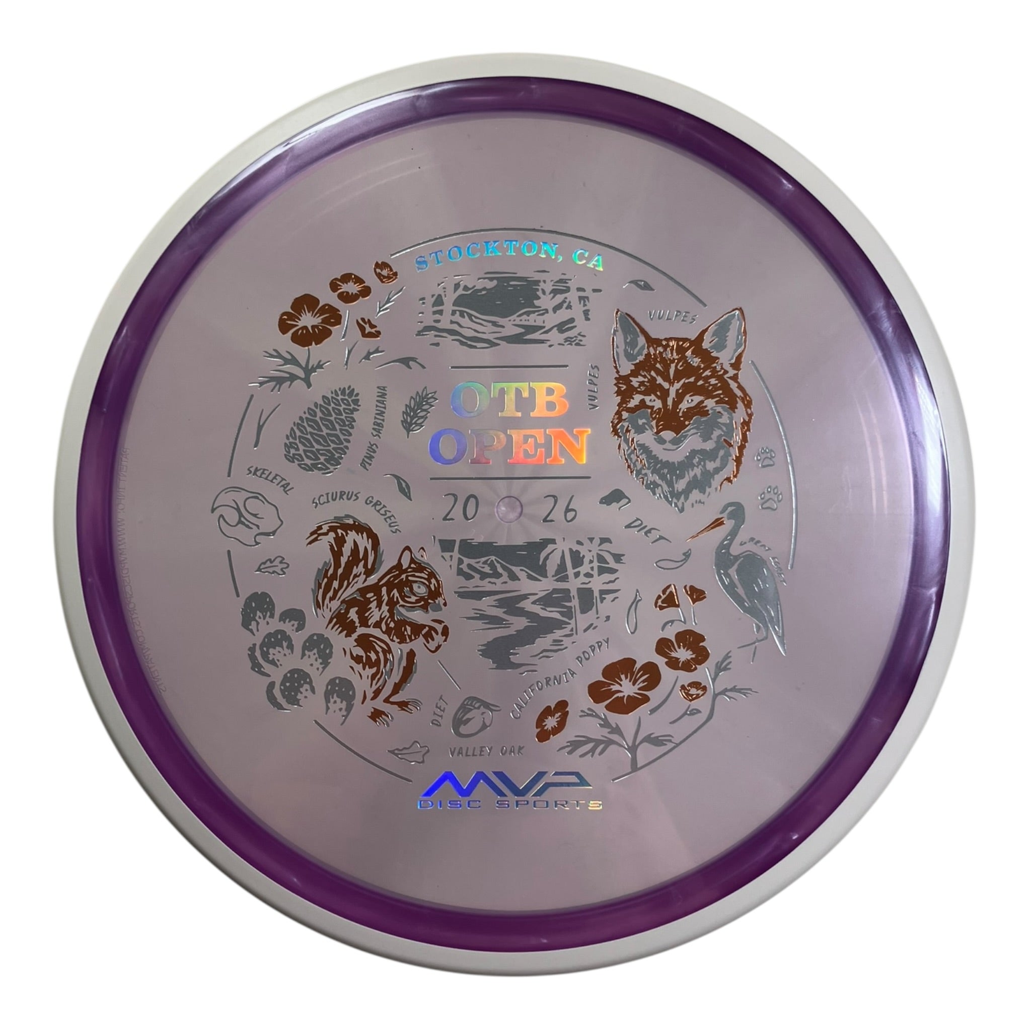 MVP Disc Sports Reactor | Proton | Purple/White 176-177g (OTB Open 2026) Disc Golf