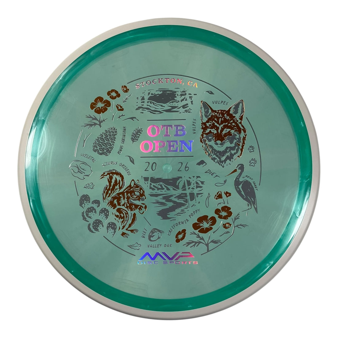 MVP Disc Sports Reactor | Proton | Teal/White 176g (OTB Open 2026) Disc Golf