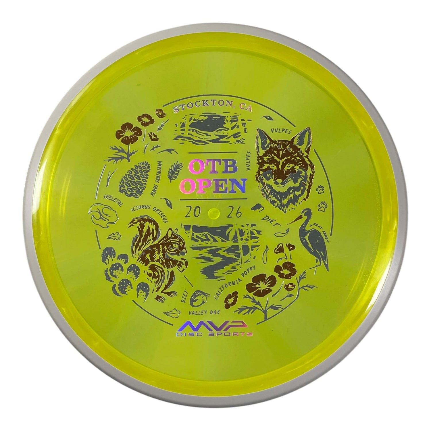 MVP Disc Sports Reactor | Proton | Yellow/White 177g (OTB Open 2026) Disc Golf
