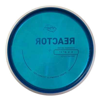 MVP Disc Sports Reactor - Used Good | Proton | Blue/White 176g (Project Lab Coat) Disc Golf