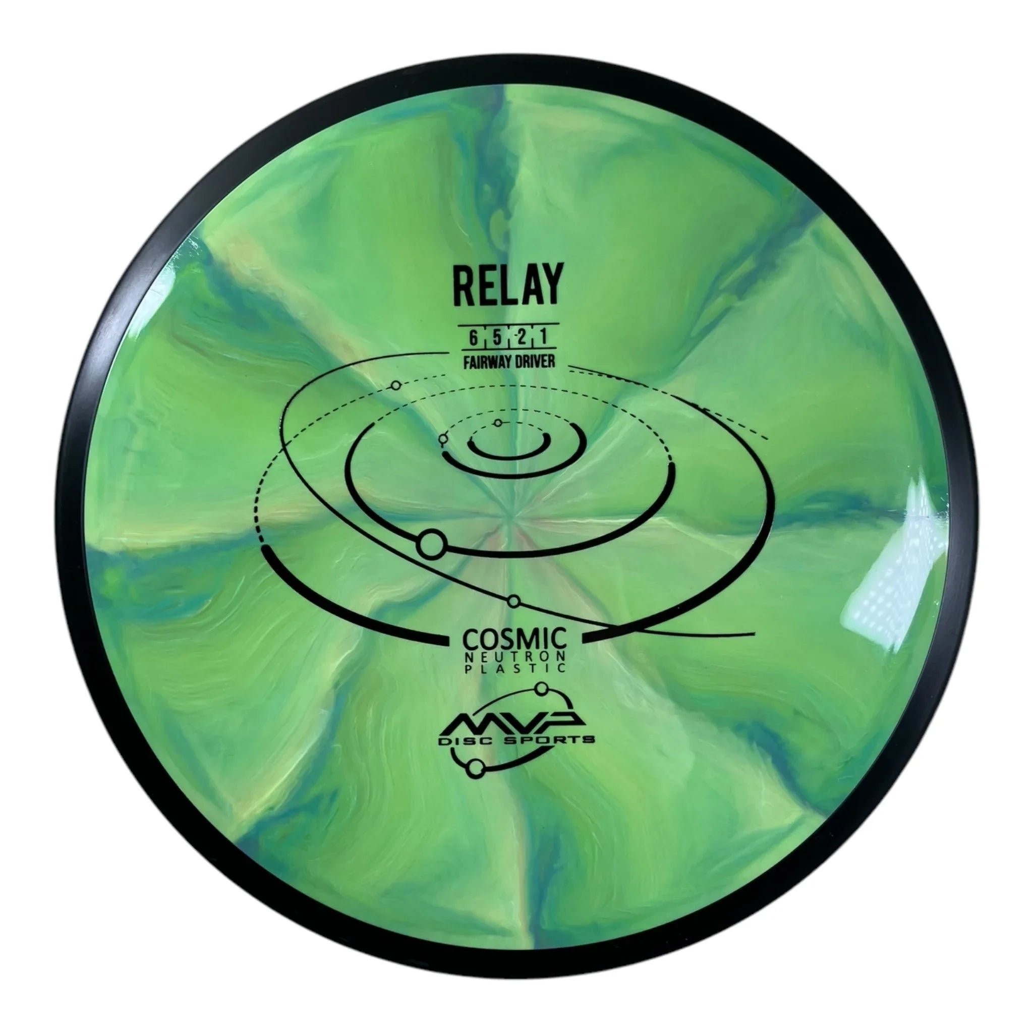 MVP Disc Sports Relay | Cosmic Neutron | Green/Black 168g Disc Golf