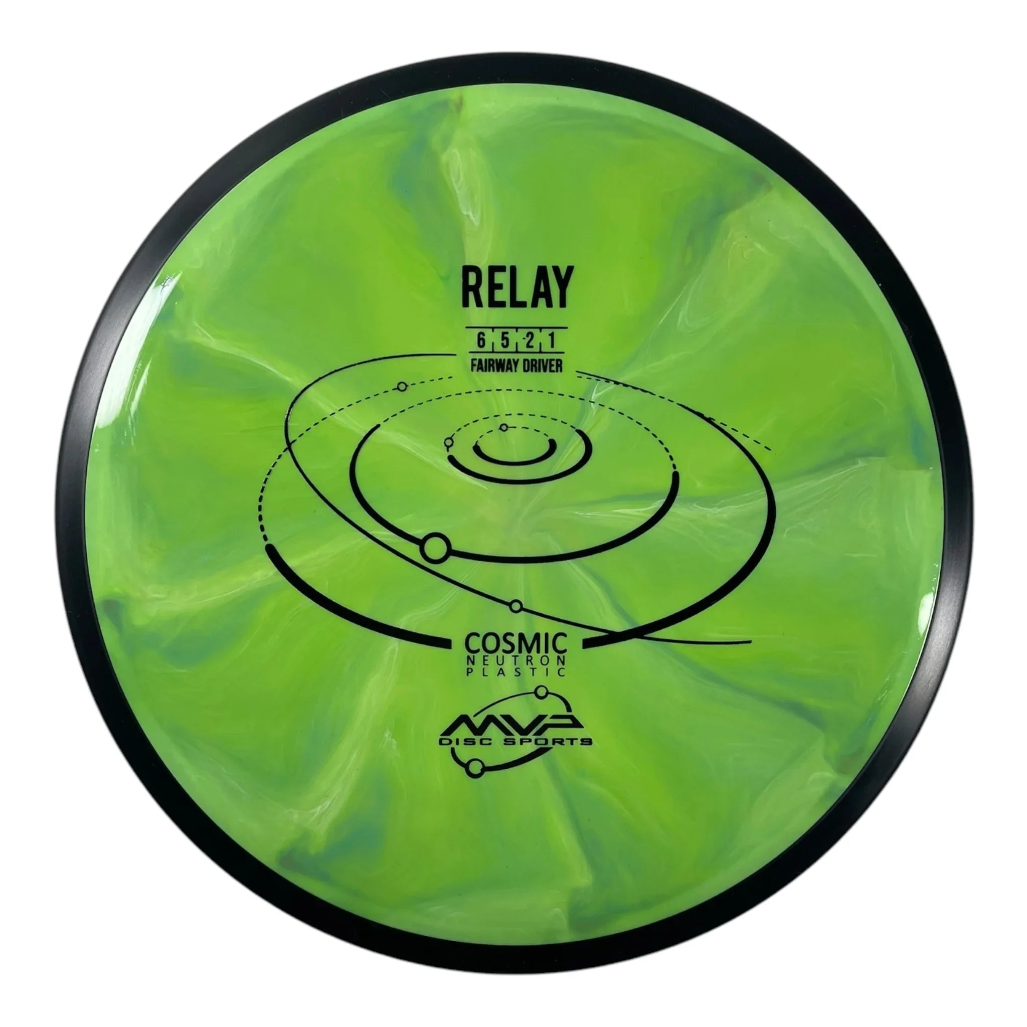 MVP Disc Sports Relay | Cosmic Neutron | Green/Black 175g Disc Golf